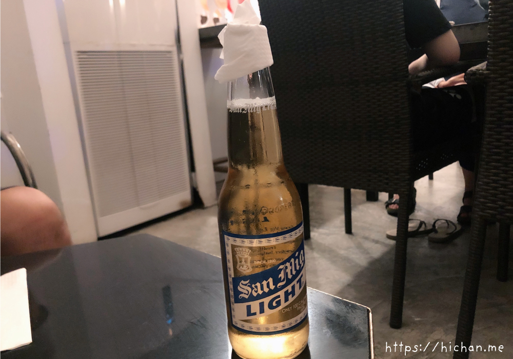 セブ島のビール